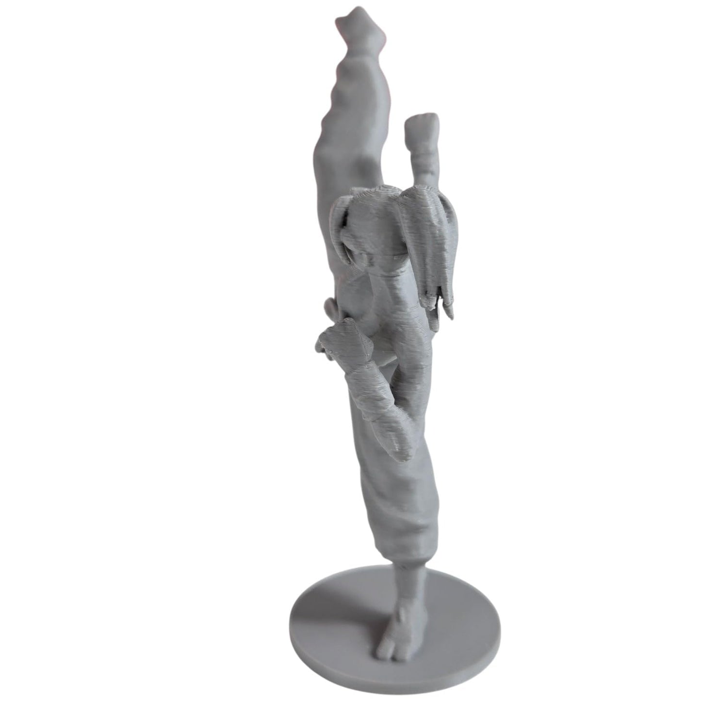 Female Kickboxer Figurine – Dynamic Martial Arts Sculpture for Collectors, Dioramas, and Desk Displays – 3D Printed in Canada