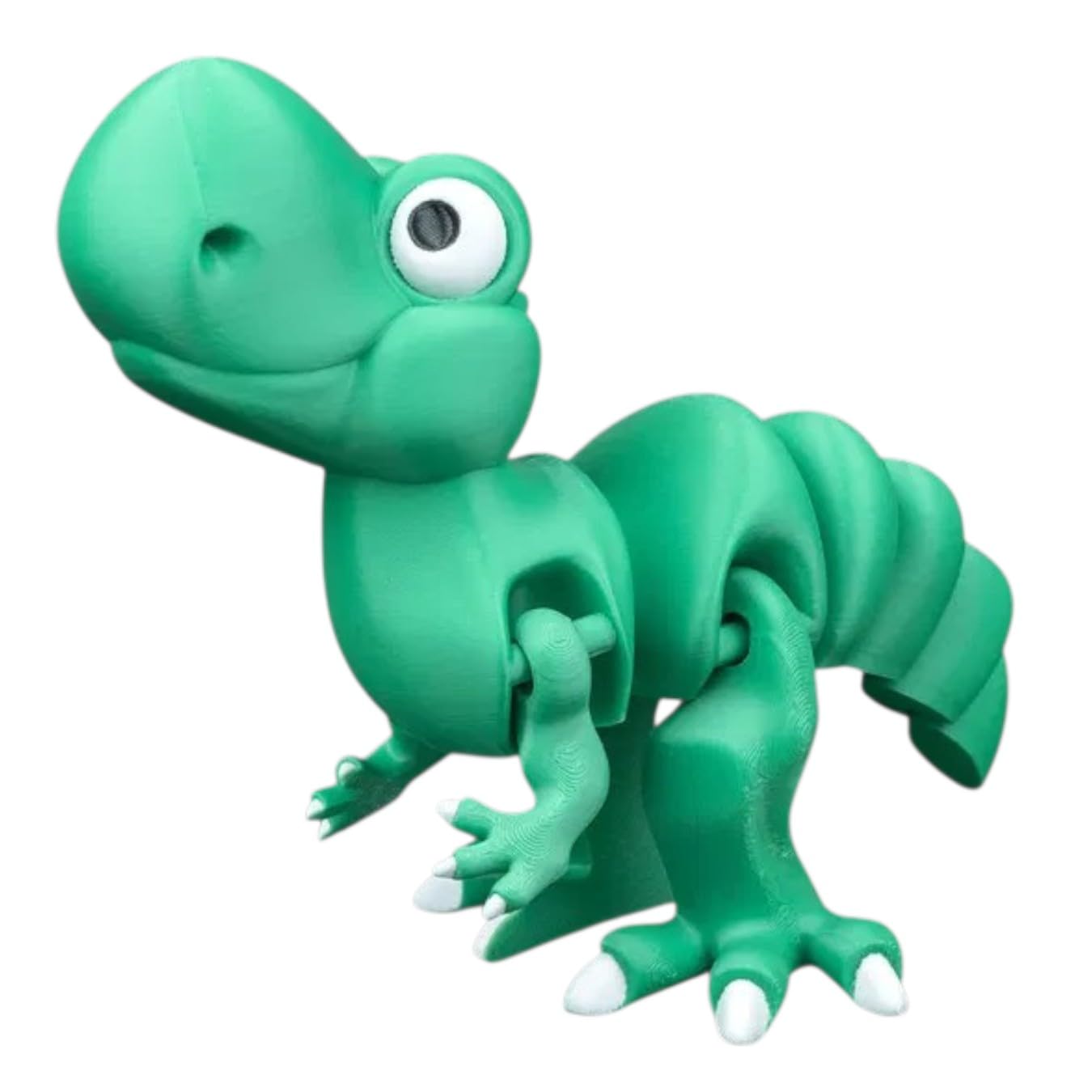 Articulated Tyrannosaurus Rex Buddy – Poseable Fidget Dinosaur Figurine with Moveable Joints, Collectible Desk Toy for Teens & Adults – 3D Printed in Canada