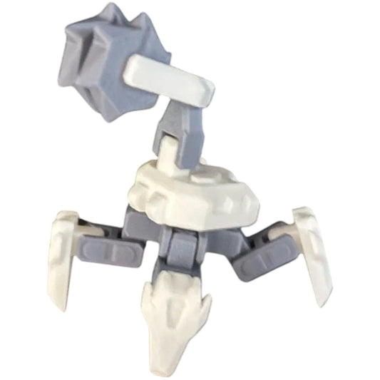 Saw Mech – DIY Articulated Sci-Fi Robot Model Kit for Display & Collectors, Snap-Fit Assembly with 17 Moving Joints – 3D Printed in Canada