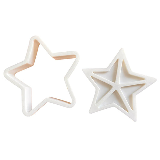 Christmas Star Cookie Cutter Set (3" 4" 5") – Vol.1 – 3D Printed in Canada