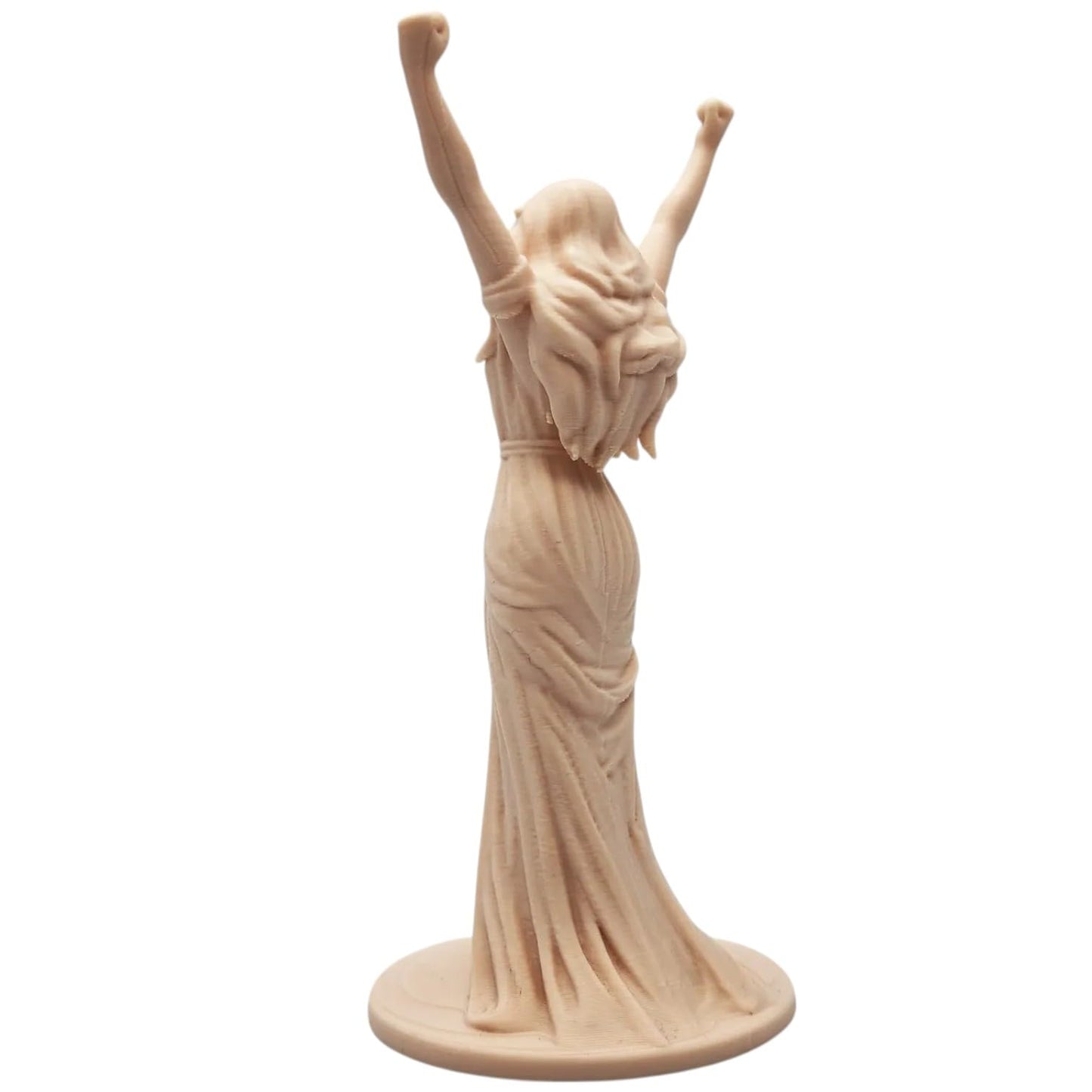 Goddess of Victory Statue – Elegant Female Figurine with Raised Arms for Shelf Display, Altars & Fantasy Decor – 3D Printed in Canada