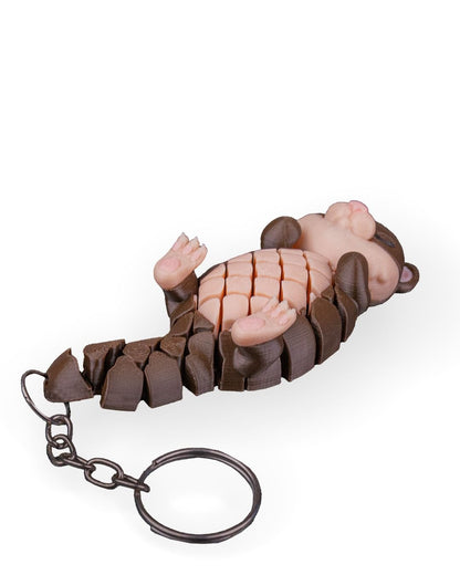 Dottie the Otter Articulated Fidget Keychain – Cute Animal Pocket Companion for Teens & Adults – 3D Printed in Canada