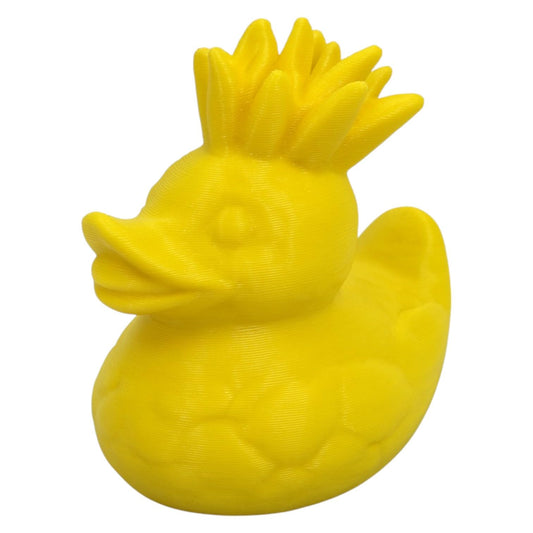 Pineapple Duck Figurine – Tropical Rubber Duck Collectible Desk Decor, Cruise Duck Hiding Gift for 4x4 Off Road Adventures – 3D Printed in Canada