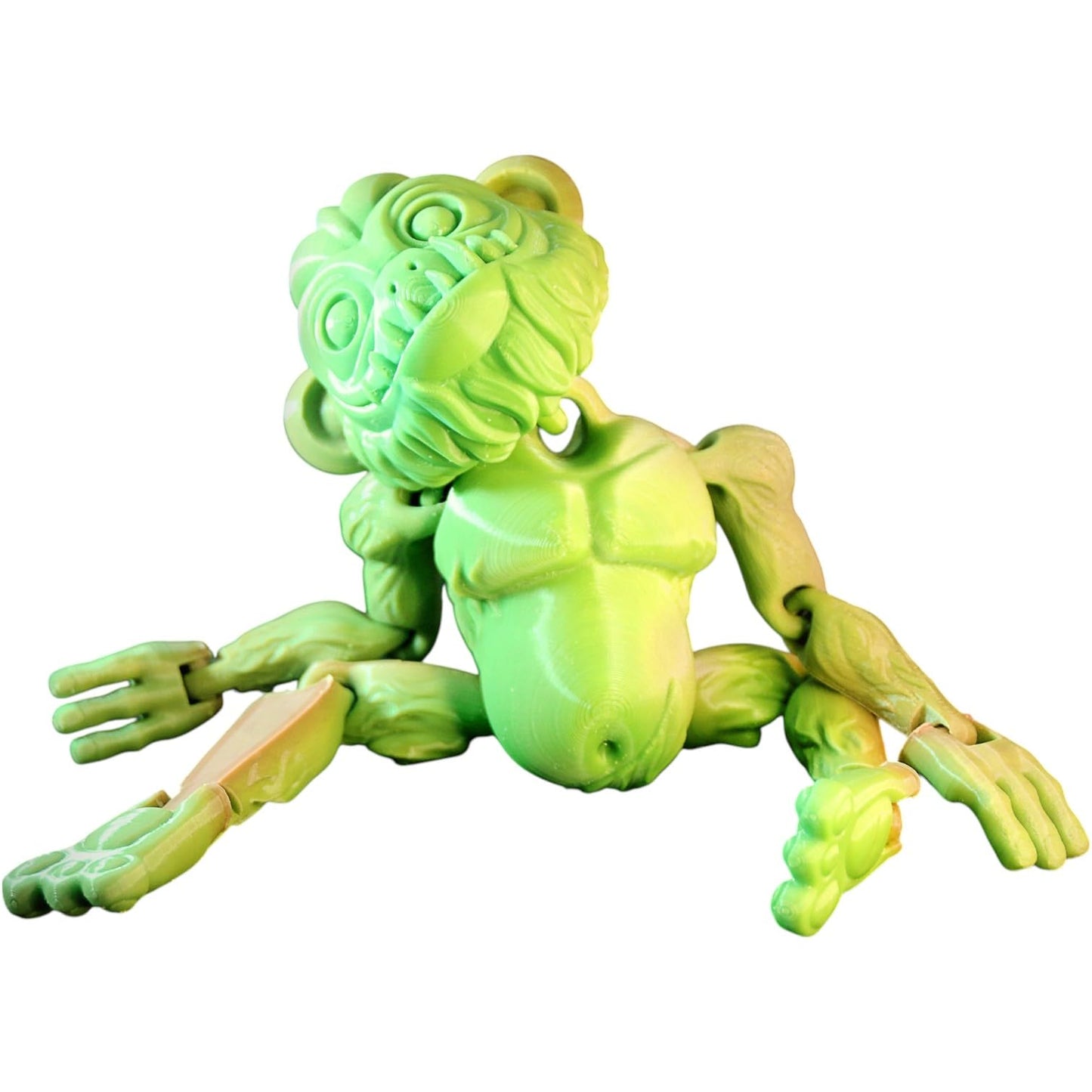 Articulated Monkey Figurine – Poseable Jungle Animal Model for DIY Painting, Collecting & Display – 3D Printed in Canada