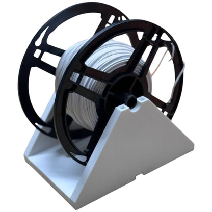 Reel Holder for Würth Cable – 3D Printed Desk-Mount Stand for Small Cable Spools – Smooth Pull Feed with Axle Lock – Compact and Durable – 3D Printed in Canada