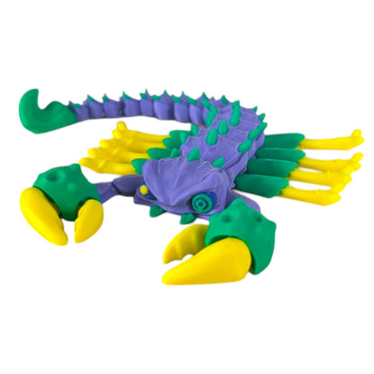 Twisty Scorpion Figurine – Articulated Desk Fidget for Teens & Adults – Stress Relief & Collectible – 3D Printed in Canada
