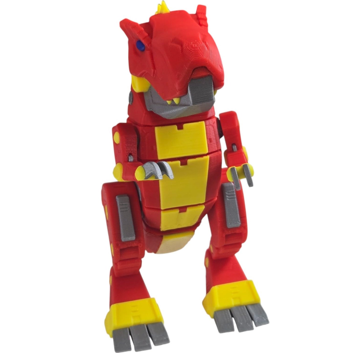 BOT-Rex – Articulated Mecha Dinosaur Figurine – Futuristic Desk Fidget for Teens & Adults – Stress Relief & Collectible – 3D Printed in Canada