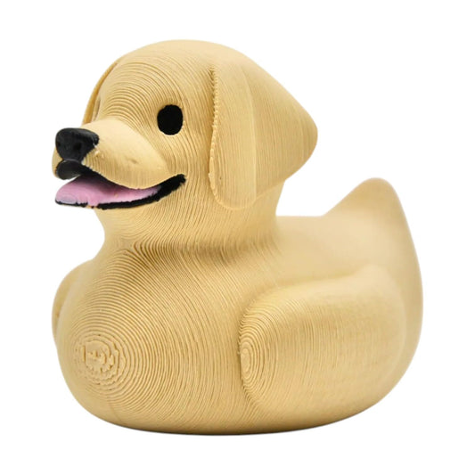 Labrador Duck Figurine - Rubber Duck Alternative for Ducking Jeeps & Cruise Ship Hiding - Dog Dashboard Decoration - Funny Car Accessory Collectible Gift - Dog Duck Hybrid – 3D Printed in Canada