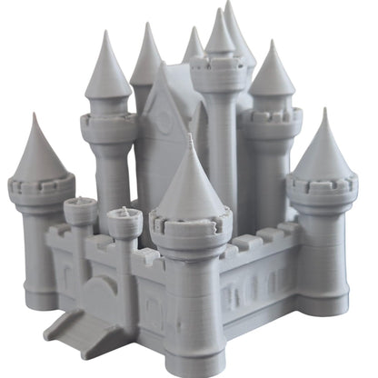 Castle & Keep Miniature – Fantasy Fortress Model for Tabletop RPG Terrain, Dioramas & Medieval Displays – 3D Printed in Canada