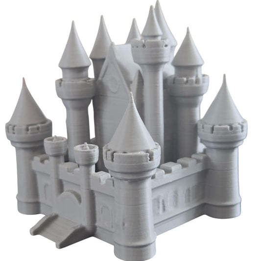 Castle & Keep Miniature – Fantasy Fortress Model for Tabletop RPG Terrain, Dioramas & Medieval Displays – 3D Printed in Canada