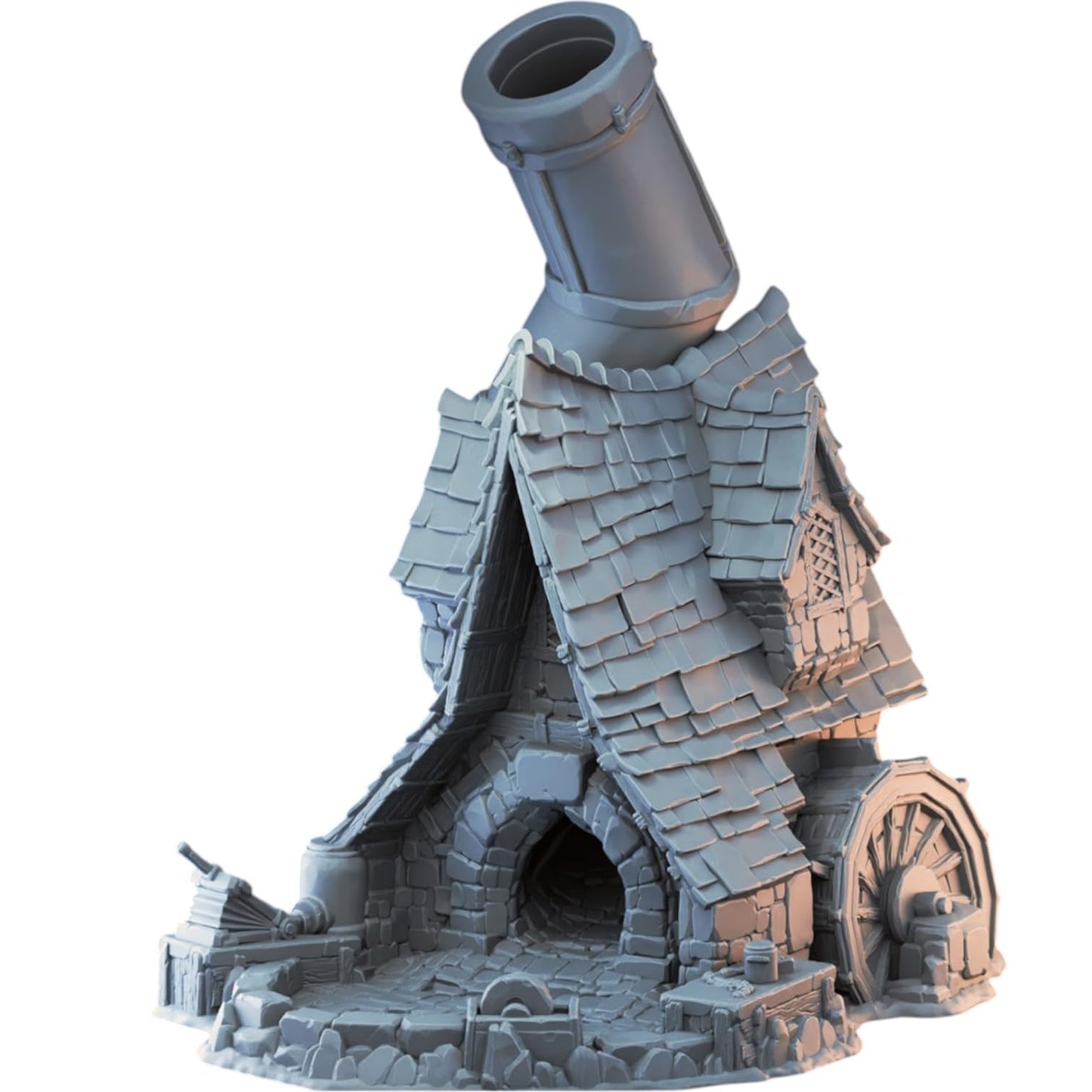 Dwarf Blacksmith Forge Dice Tower for Tabletop RPG, Dice Rolling & Fantasy Display Terrain – 3D Printed in Canada