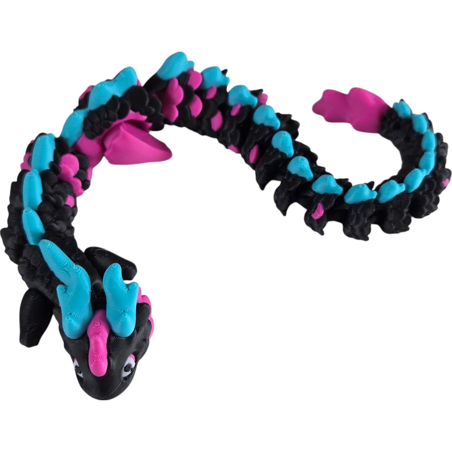 Kaida Dragon Figurine with Egg Container – Fantasy Creature Collectible Sculpture for Desk, Shelf or Gift Display – 3D Printed in Canada