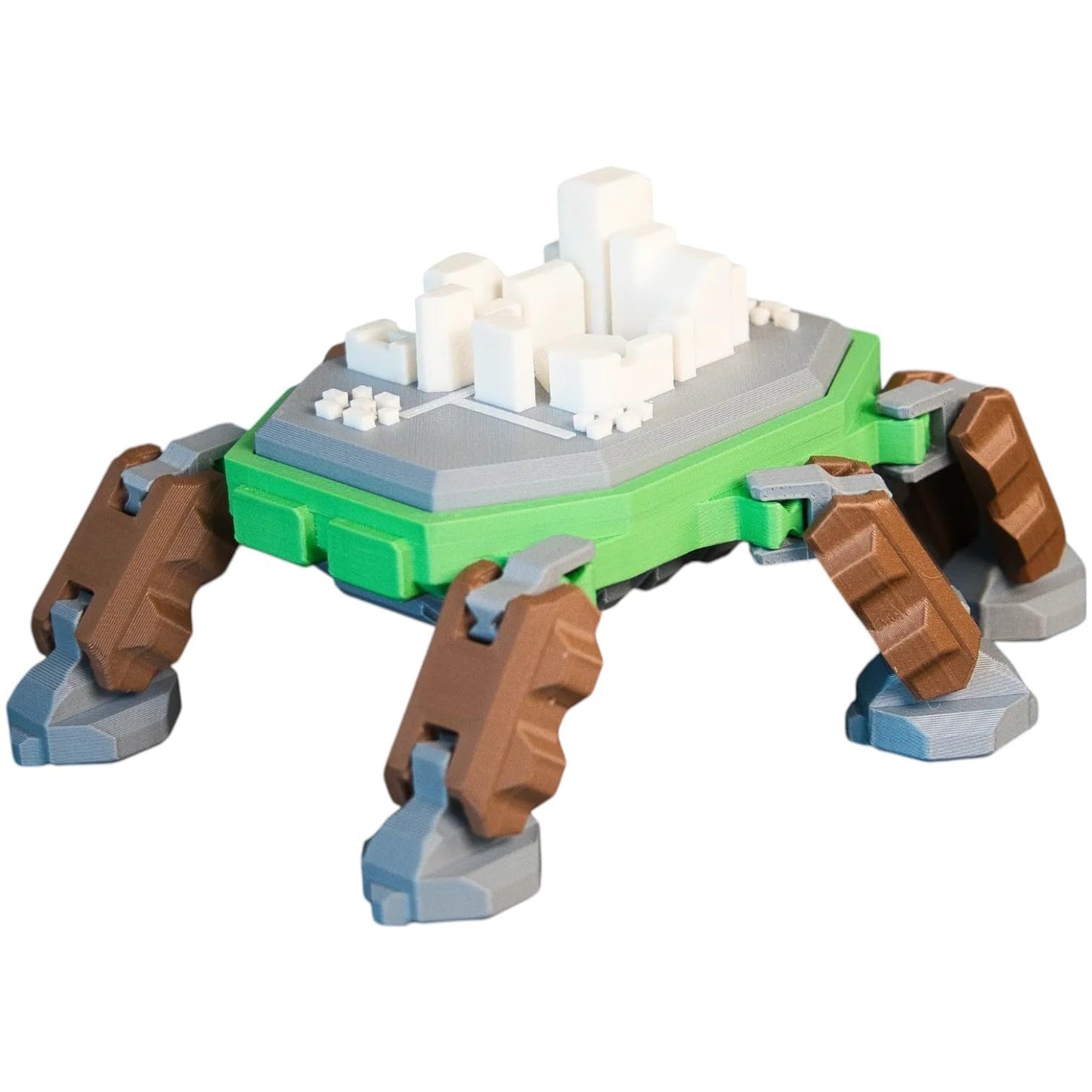 Citadel Crawler – 21-Part DIY Mobile Fortress Model Kit with Articulated Legs & Snap-Fit Build – 3D Printed in Canada