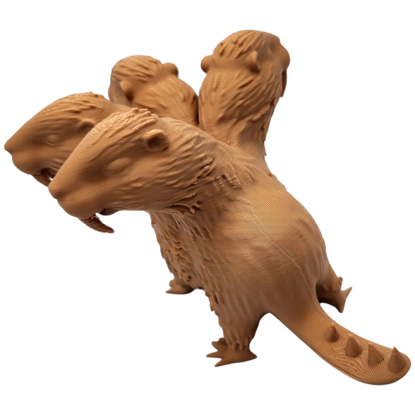 Beaverus Triple-Headed Beaver Figurine – Creepy Creature from The Abominations Series – 3D Printed in Canada