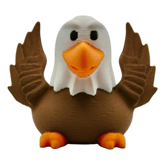 Eagle Duck Figurine – Funny Dashboard & Desk Décor – Quirky Collectible – 3D Printed in Canada