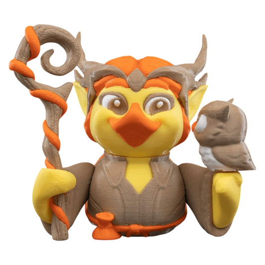 Thorn Wing Duck Figurine – Druid-Themed Car Dashboard & Desk Decor – Nature Fantasy Collectible – 3D Printed in Canada