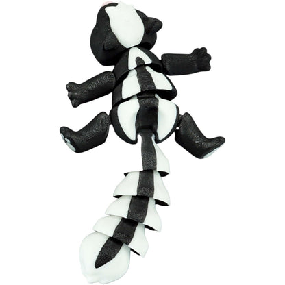 Articulated Skunk Fidget Figurine – Flexible Desk Toy & Collectible Animal Model for Teens & Adults – 3D Printed in Canada