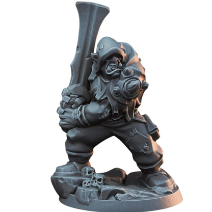 Set of 7 Orc Miniatures – War Master & Warboy Figures for Tabletop Fantasy Battles, Wargaming & Painting – 3D Printed in Canada