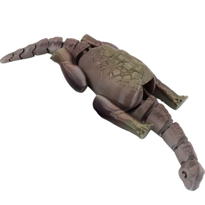 Articulated Brachiosaurus Dinosaur Figure – Flexible Fidget Toy Collectible for Desk or Shelf – Realistic Jurassic Design for Teens & Adults – 3D Printed in Canada