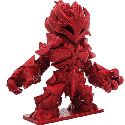 Lava Elemental Figurine – Molten Rock Fantasy Miniature for Tabletop RPGs & Dioramas – Paintable Creature Model – 3D Printed in Canada