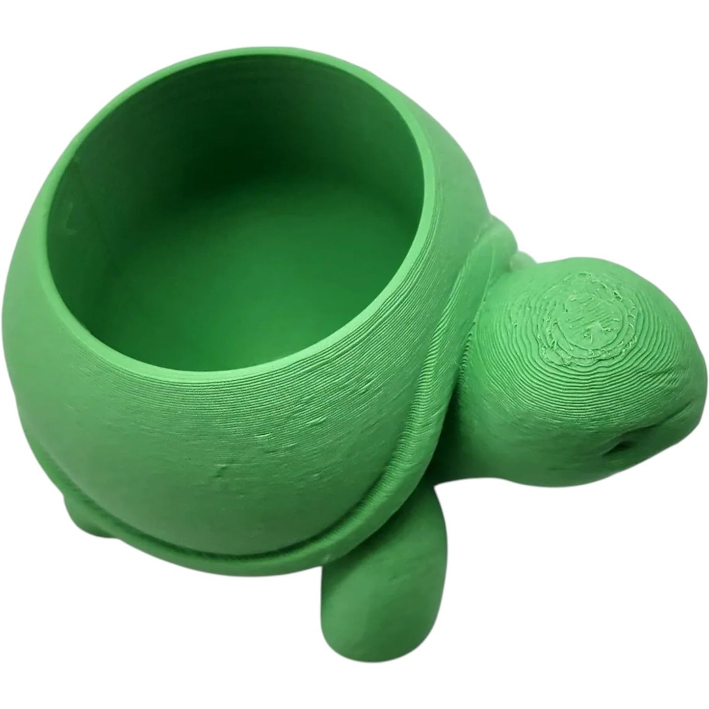 Rounded Turtle Succulent Planter – 3D Printed Minimalist Tortoise Pot for Small Plants, Herbs, or Desk Décor – 3D Printed in Canada