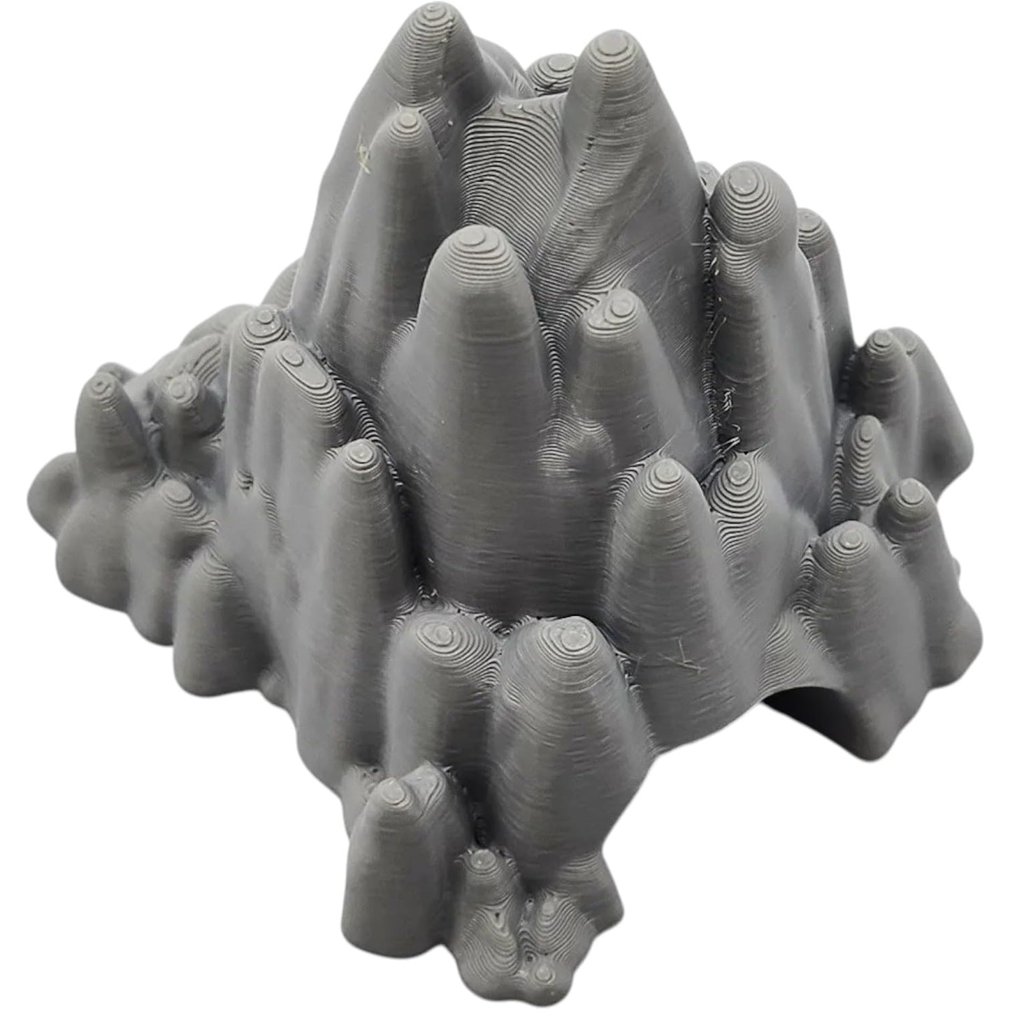 Mountain with Cave Terrain Miniature – Fantasy Tabletop Scenery for RPGs, Dioramas & Wargaming Displays – 3D Printed in Canada