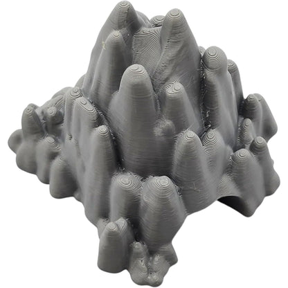 Mountain with Cave Terrain Miniature – Fantasy Tabletop Scenery for RPGs, Dioramas & Wargaming Displays – 3D Printed in Canada