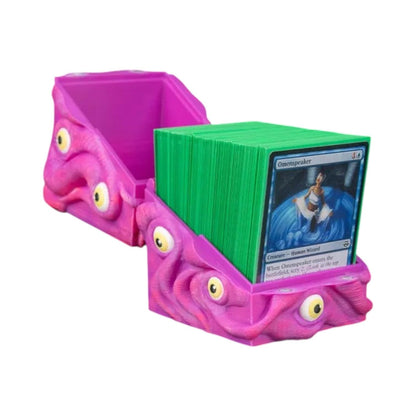 The Allseer’s Case Deck Box – Multi-Eyed Monster Trading Card Storage Case – Fits 100+ Cards – Durable & Decorative Card Holder for Fantasy & Battle Decks – 3D Printed in Canada