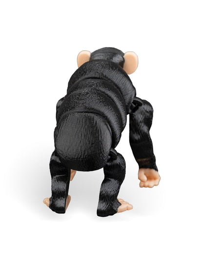 Articulated Chimp Figurine – Jungle Desk Fidget for Teens & Adults – Stress Relief & Collectible – 3D Printed in Canada