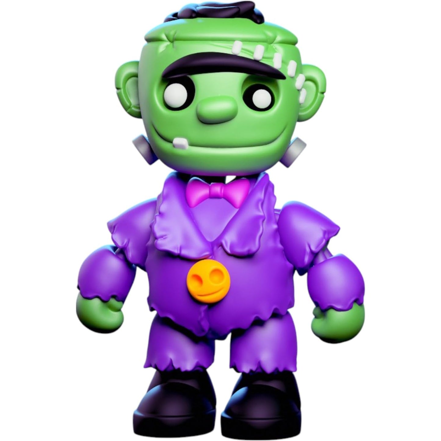 Frankenstein Halloween Monster Figurine – Articulated Poseable Collectible for Display or Desk Décor – 3D Printed in Canada