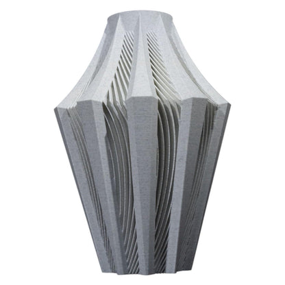 Modern Geometric Walo Vase for Dried or Faux Flowers – Sculptural Centerpiece for Home or Office Décor – 3D Printed in Canada