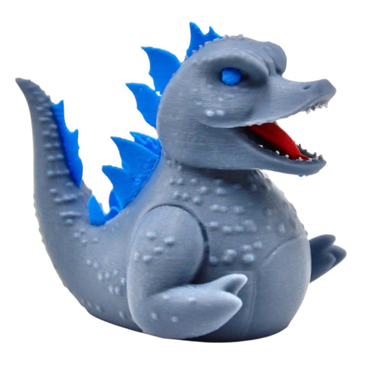 Chonky Atomic Duck Figurine – Cute Kaiju-Style Monster Display Piece for Desk or Shelf – Great Gift for Dino & Urban Legend Fans – 3D Printed in Canada