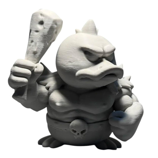 Sorceress Duck Figurine – Mystical Fantasy Mage Duck Collectible with Staff and Wings – Cute 3D Printed Geek Décor for Desk, Shelf, or Gift – 3D Printed in Canada