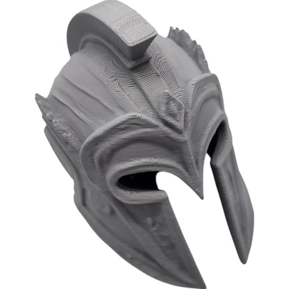 Ancient Warrior Helmet Miniature – Stylized Armor Helm Display for Tabletop Dioramas, Fantasy Terrain & Historical Collections – 3D Printed in Canada