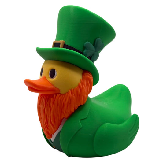 Leprechaun Duck Figurine – St. Patrick’s Day Lucky Charm Decor for Desk, Shelf, or Collectible Display – Quirky Irish-Themed Gift for Adults & Teens – 3D Printed in Canada