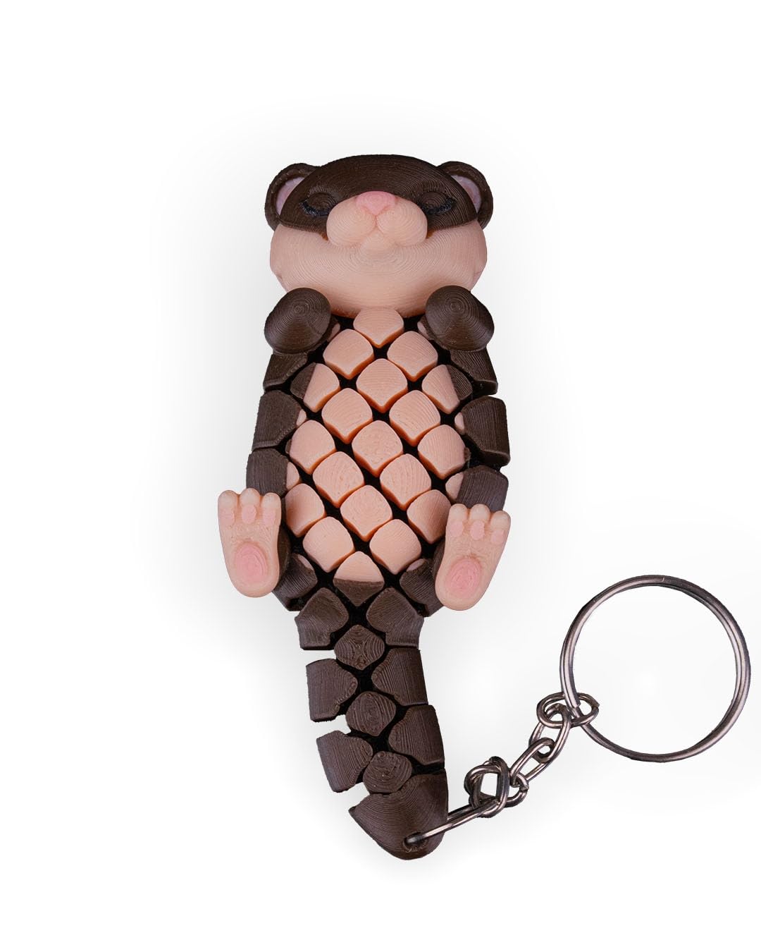 Dottie the Otter Articulated Fidget Keychain – Cute Animal Pocket Companion for Teens & Adults – 3D Printed in Canada