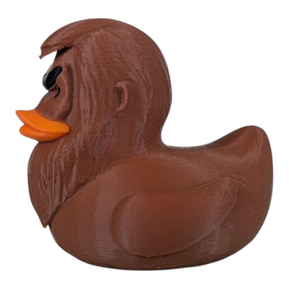Bigfoot Duck Figurine - Sasquatch Rubber Duck for Car Ducking & Cruise Hiding - Cryptid Collectible - Funny Duck Gift for Jeep Owners, Cruise Travelers & Mythical Creature Fans - 3D Printed in Canada