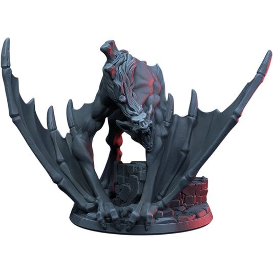 Vampire Night Shrieker Fantasy Miniature Statue for Tabletop RPGs, Horror Dioramas & Collector Displays – 3D Printed in Canada