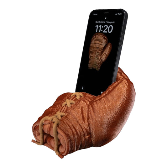 Right Hook Phone Holder – Boxing Glove Desk Stand with Charging Slot – Unique Gift for Teens & Adults – 3D Printed in Canada