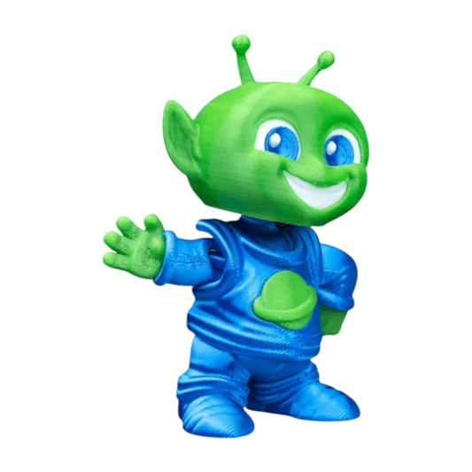 Dr. Blib The ST-Alien Mini Articulated Figurine – 5-Pack Space Oddities Collection Miniature for Desk Décor, Collectors & Fidget Use – 3D Printed in Canada