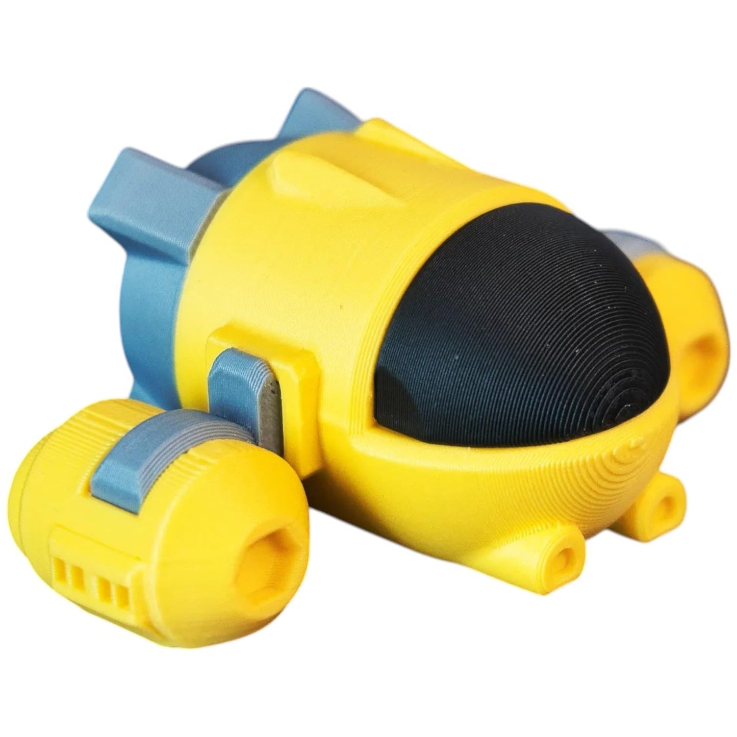 Deep Sea Explorer – 7-Part DIY Submarine Model Kit for Collectors & Dioramas, Snap-Fit Assembly – 3D Printed in Canada