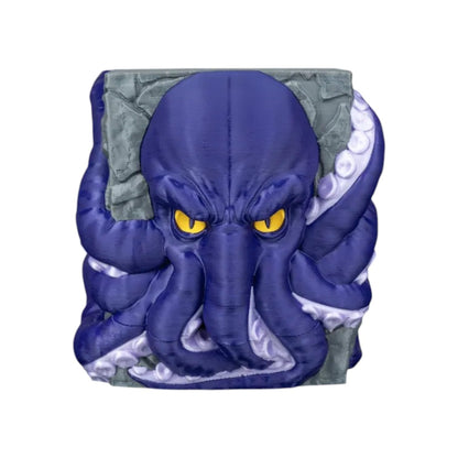 Box of Influence Deck Box – Oceanic Tentacle Monster Trading Card Storage Case – Fits 100+ Cards – Durable & Decorative Card Holder for Fantasy & Battle Decks – 3D Printed in Canada