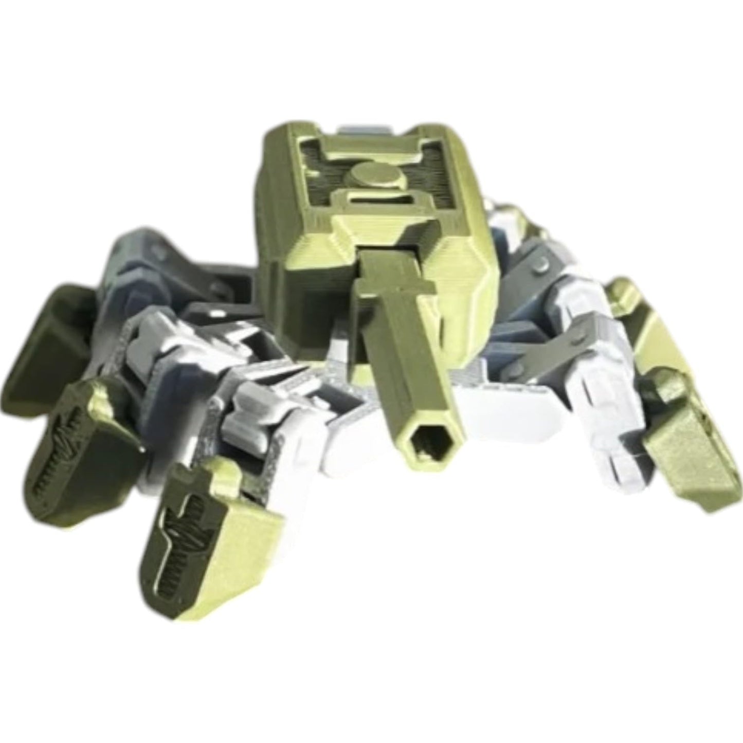 Hammerhead Melee Mecha Model Kit by Kitcrafters – 19 Parts with 16 Moving Joints – Dino-Inspired Combat Bot for Sci-Fi Collectors – 3D Printed in Canada