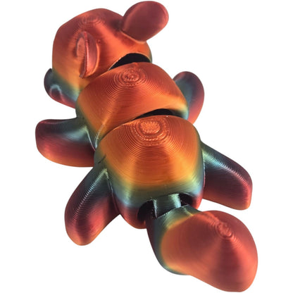 Articulated Squirrel Figurine – Cute Forest Animal Collectible with Poseable Tail – 3D Printed in Canada