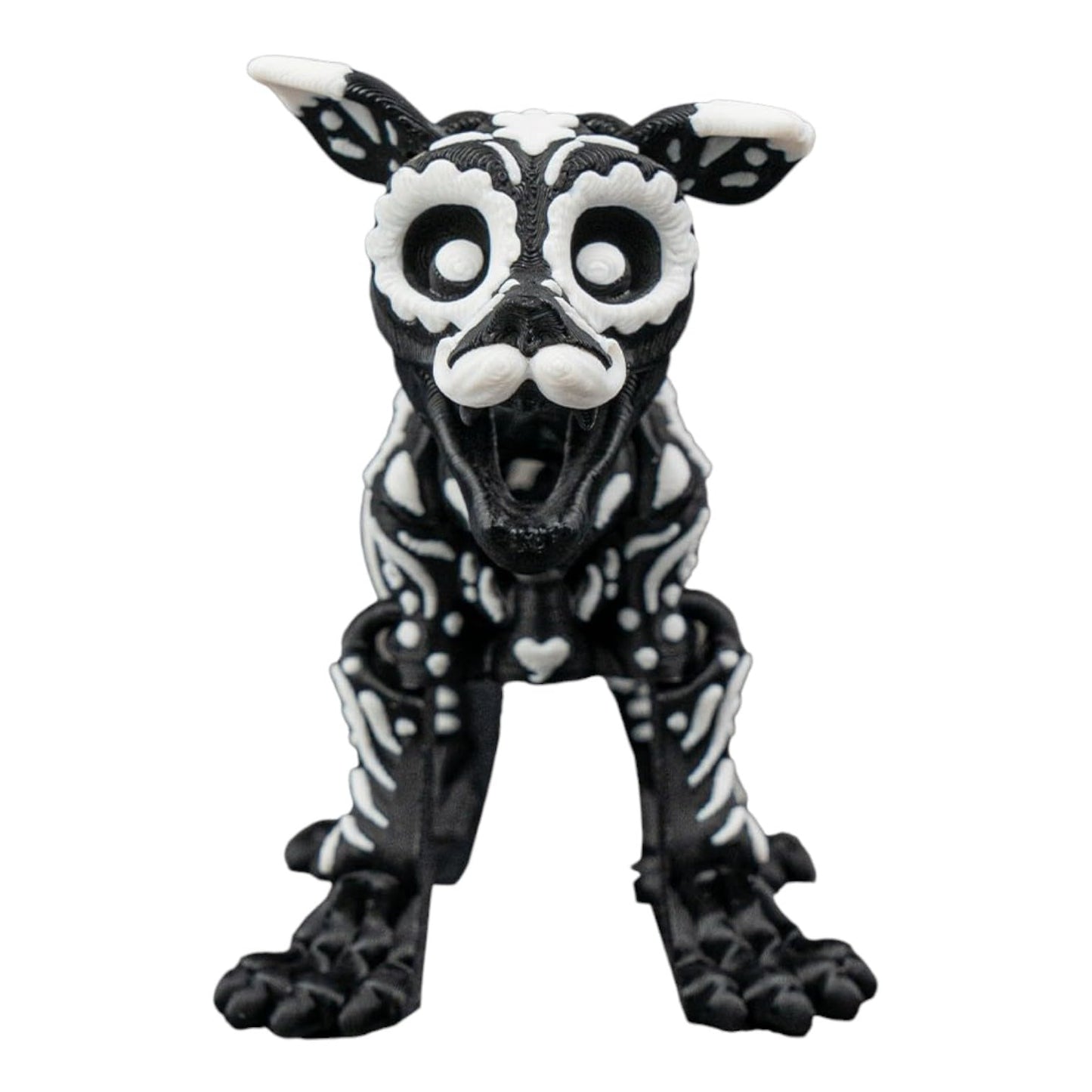Articulated Alebrije Dog Figurine – Mythical Desk Fidget for Teens & Adults – Stress Relief & Collectible – 3D Printed in Canada