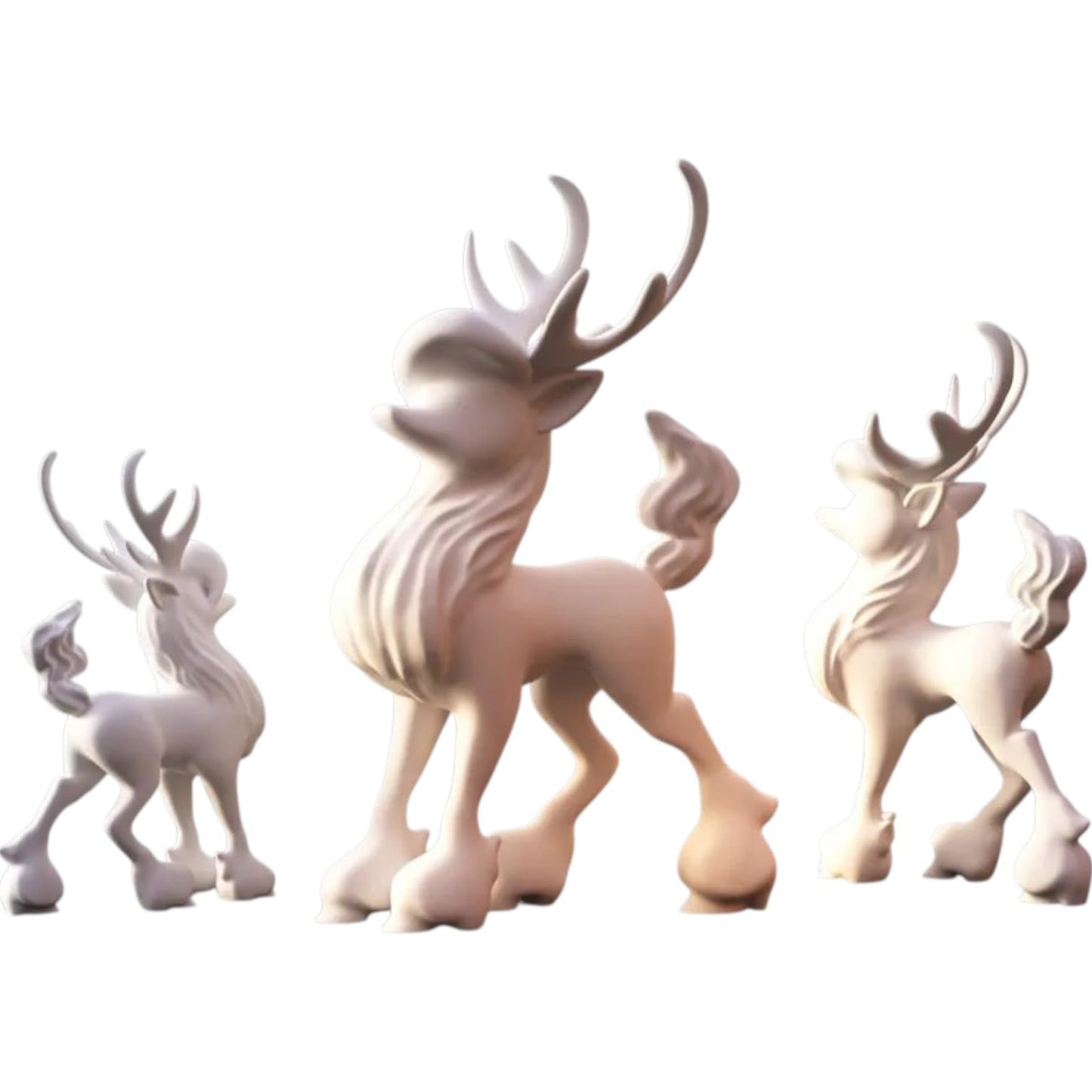 Northern Reindeer Decor – Whimsical Winter Elegance – 3D Printed in Canada