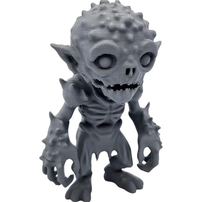 Undead Goblin Figurine – Zombie-Inspired Fantasy Miniature for Tabletop RPGs, Dioramas & Horror Displays – 3D Printed in Canada