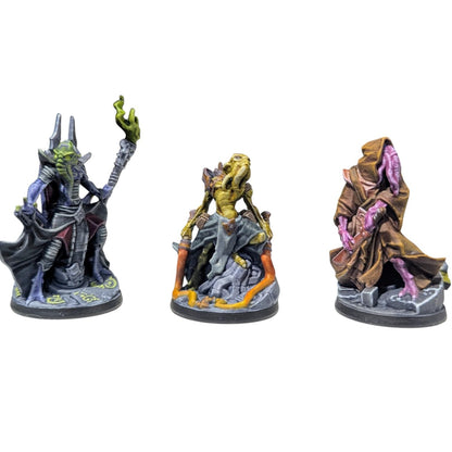 Eldritch Horrors Miniature Set – Lovecraftian Monsters & Cultists for Fantasy RPGs, Tabletop Wargaming, and Painting – Detailed Resin Figures – 3D Printed in Canada