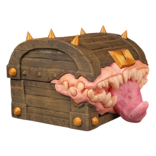 Greedy Chest Deck Box – Fantasy Monster Treasure Chest Trading Card Storage Case – Fits 100+ Cards – Durable & Decorative Card Holder for Collectible & Battle Decks – 3D Printed in Canada