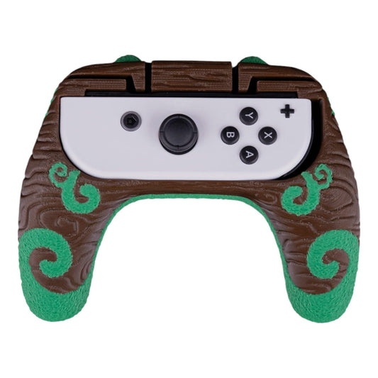Elderbark Controller Grip – Forest-Themed Gamepad Holder for Switch Console Controller – 3D Printed in Canada